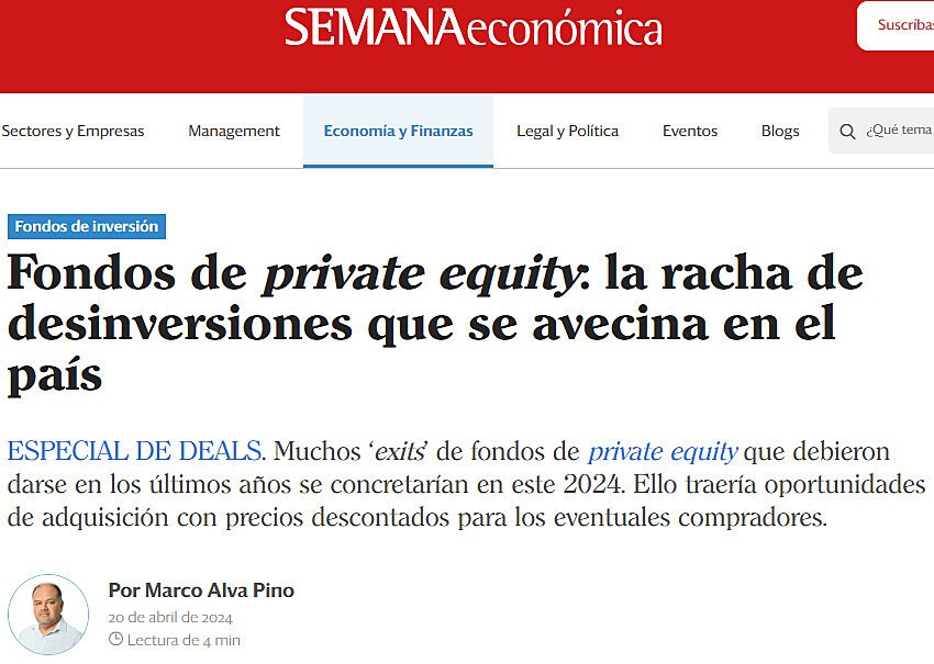 Fondos de private equity: la racha de desinversiones que se avecina en el pas